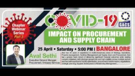 COVID – 19 : IMPACT ON PROCUREMENT AND SUPPLY CHAIN 1