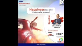 GACS Monday Motivation by Shashidhar Sharma – Happiness is a Skill that can be Learned !